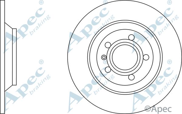 APEC BRAKING Тормозной диск DSK2854